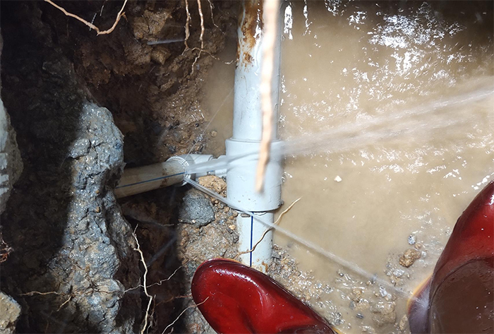 水管破裂漏水修復